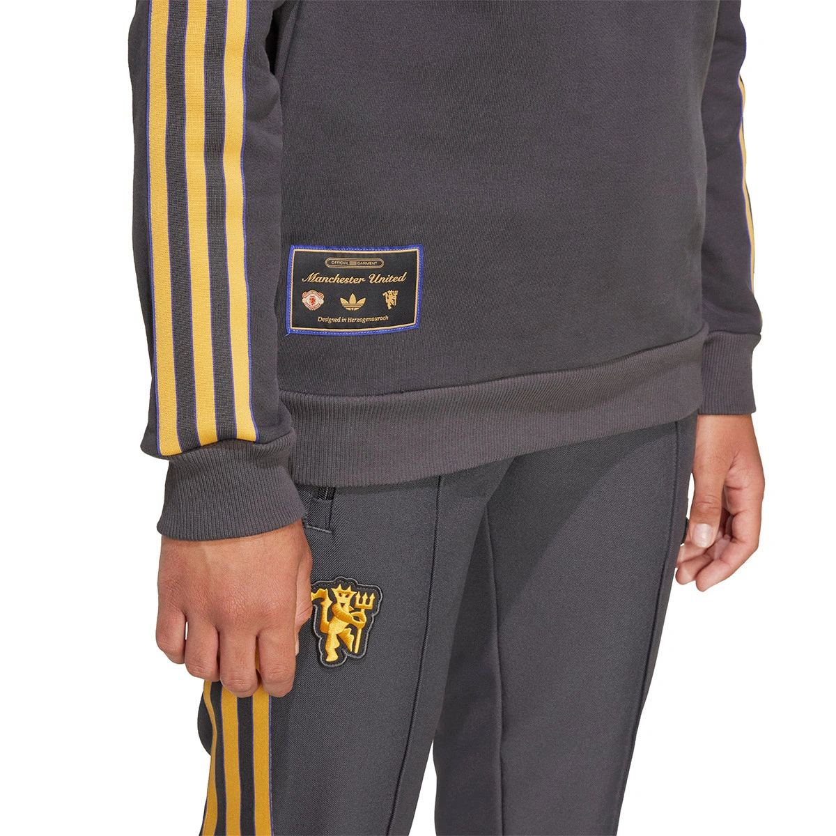 Sweatshirt adidas Manchester United Fanswear Icons Fanswear 2025-2026 Criança