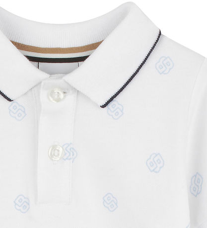 BOSS Polo - Weiß/Blau