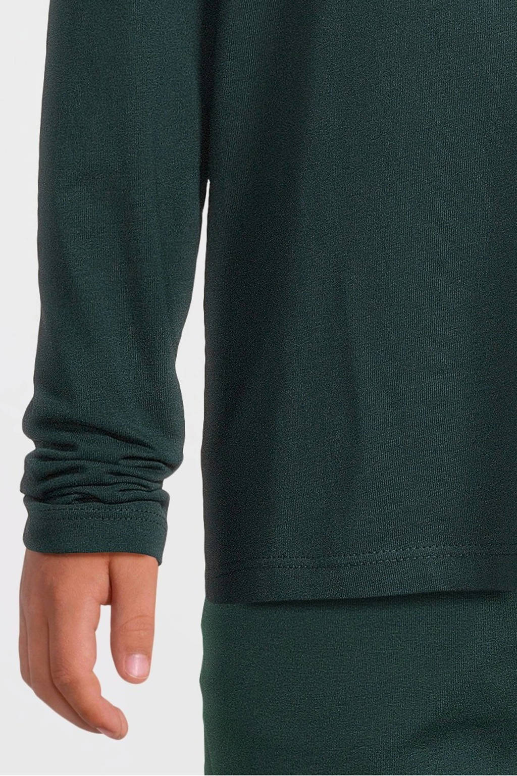 Moodstreet longsleeve Loek met printopdruk donkergroen