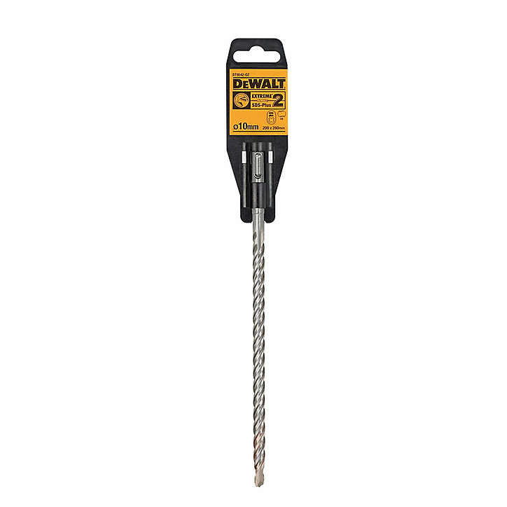 Foret béton Ø.10 x L.260 mm DeWalt DT9542-QZ en acier emmanchement SDS Plus
