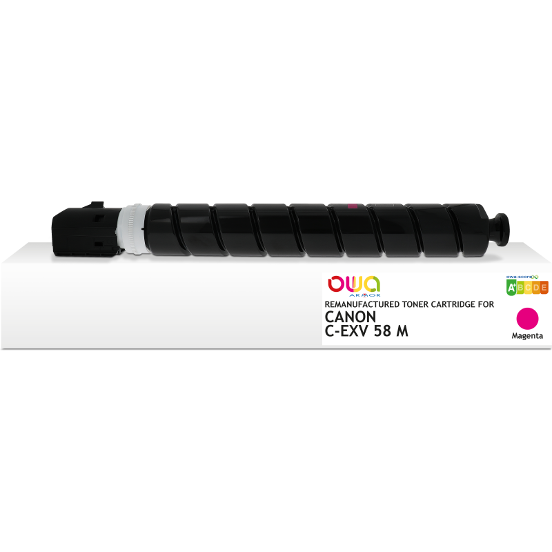 Toner remanufacturé OWA - standard - Magenta - pour CANON C-EXV58M