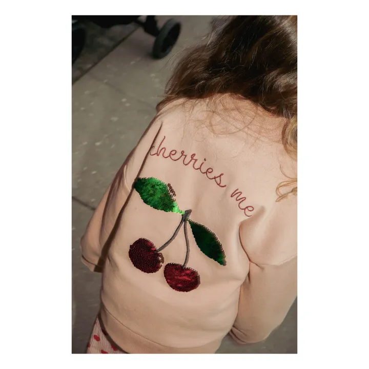 Konges Sløjd Bomber Coton Bio Cerise Lou Sequin | Rose pâle