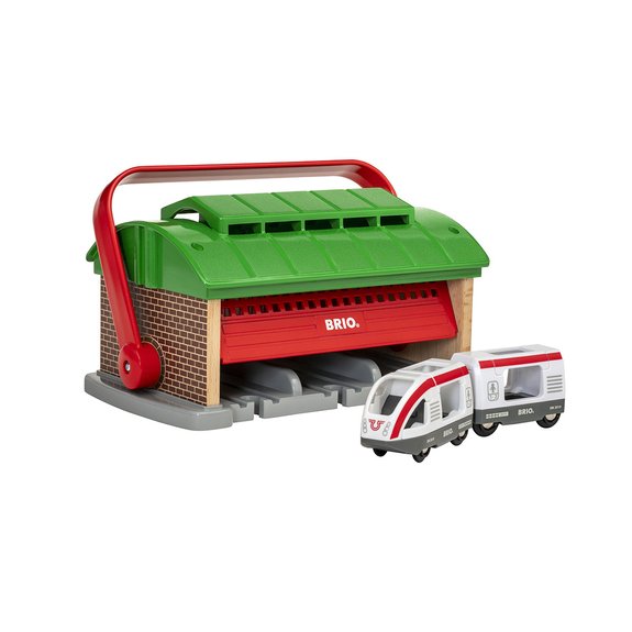 Le garage pour trains portatif BRIO World 33474