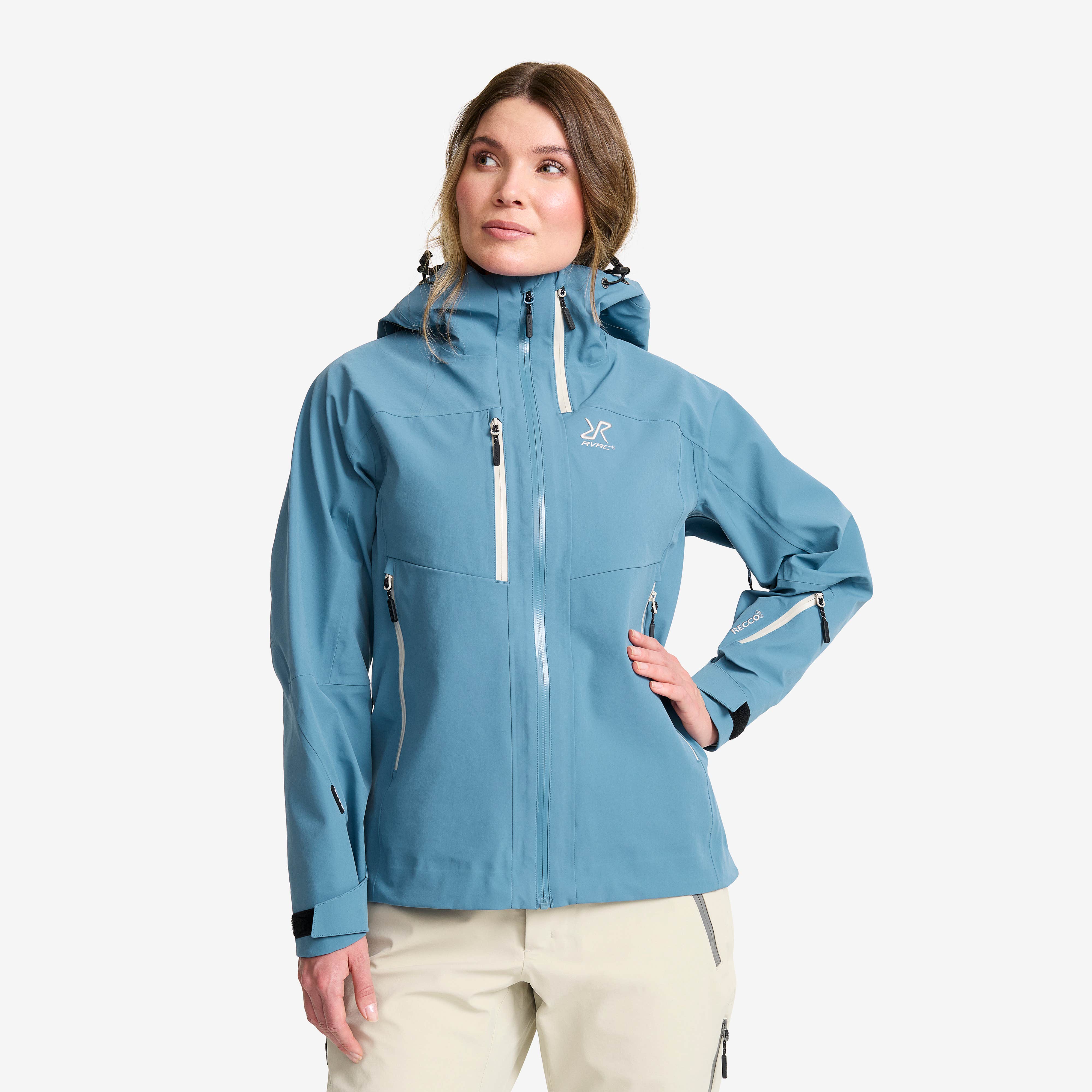 Cyclone 3L Shell Jacket Dame Captain's Blue