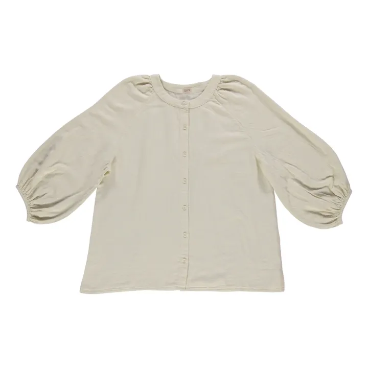 Poudre Organic Blouse Onagre Double Gaze de Coton - Collection Femme | Crème