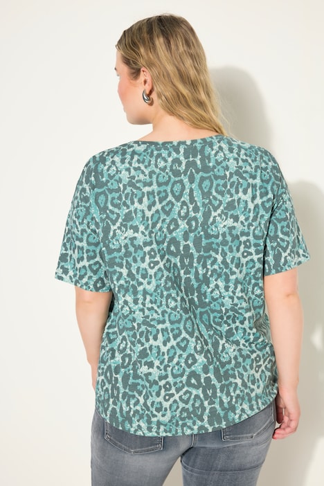 T-Shirt, Rundhals, Color Leo