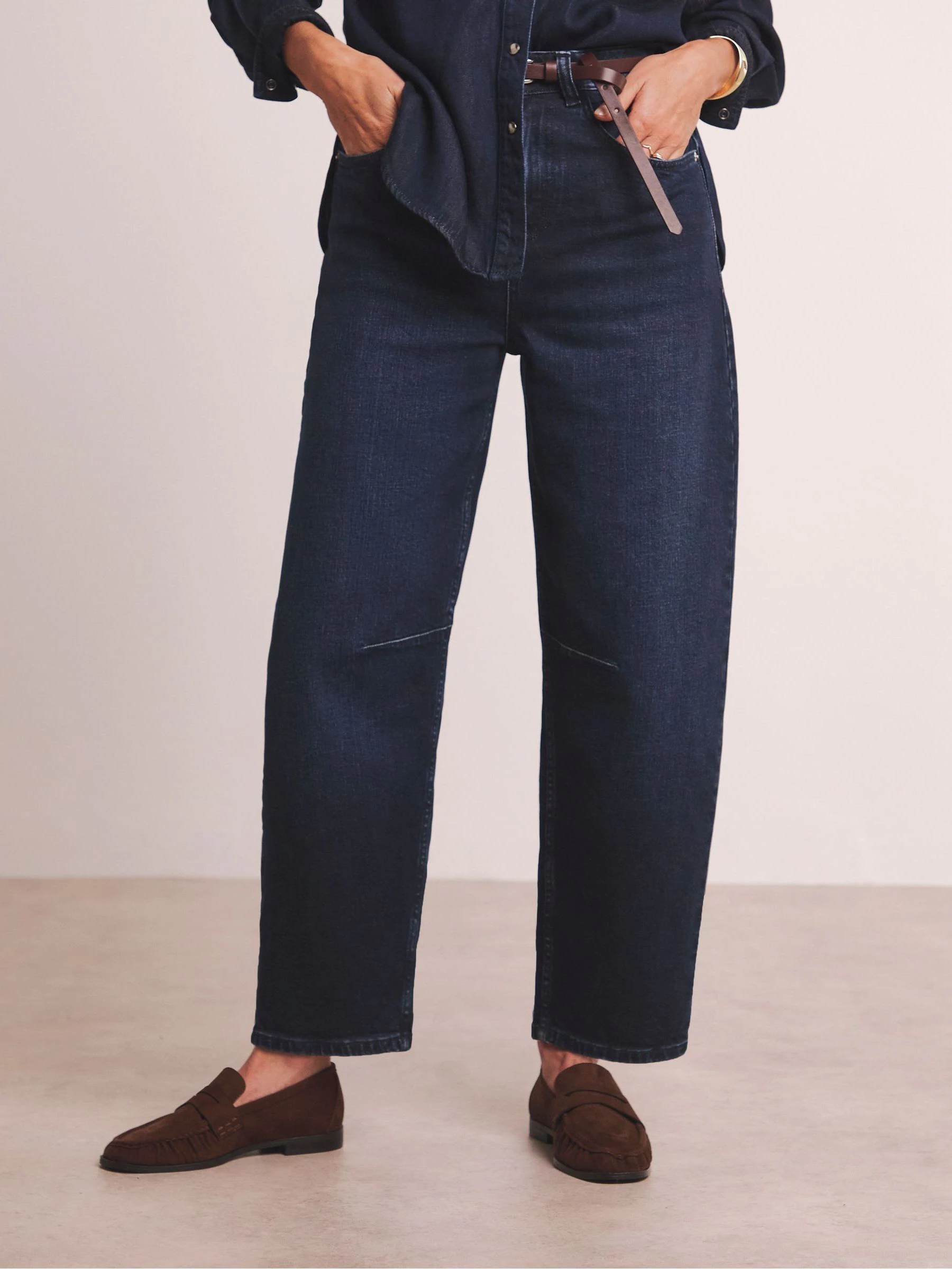 Anthology By JD Williams Premium Barrel Leg Jeans