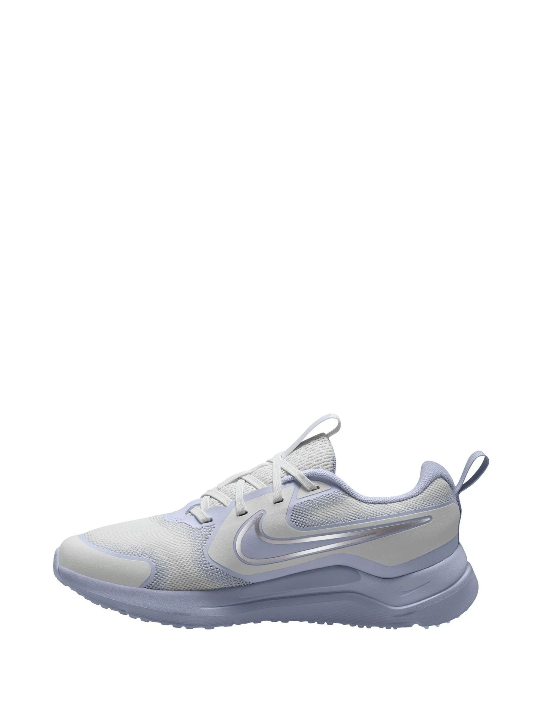 Wit, grijs, zilver - Nike Cosmic hardloopschoenen voor jeugd