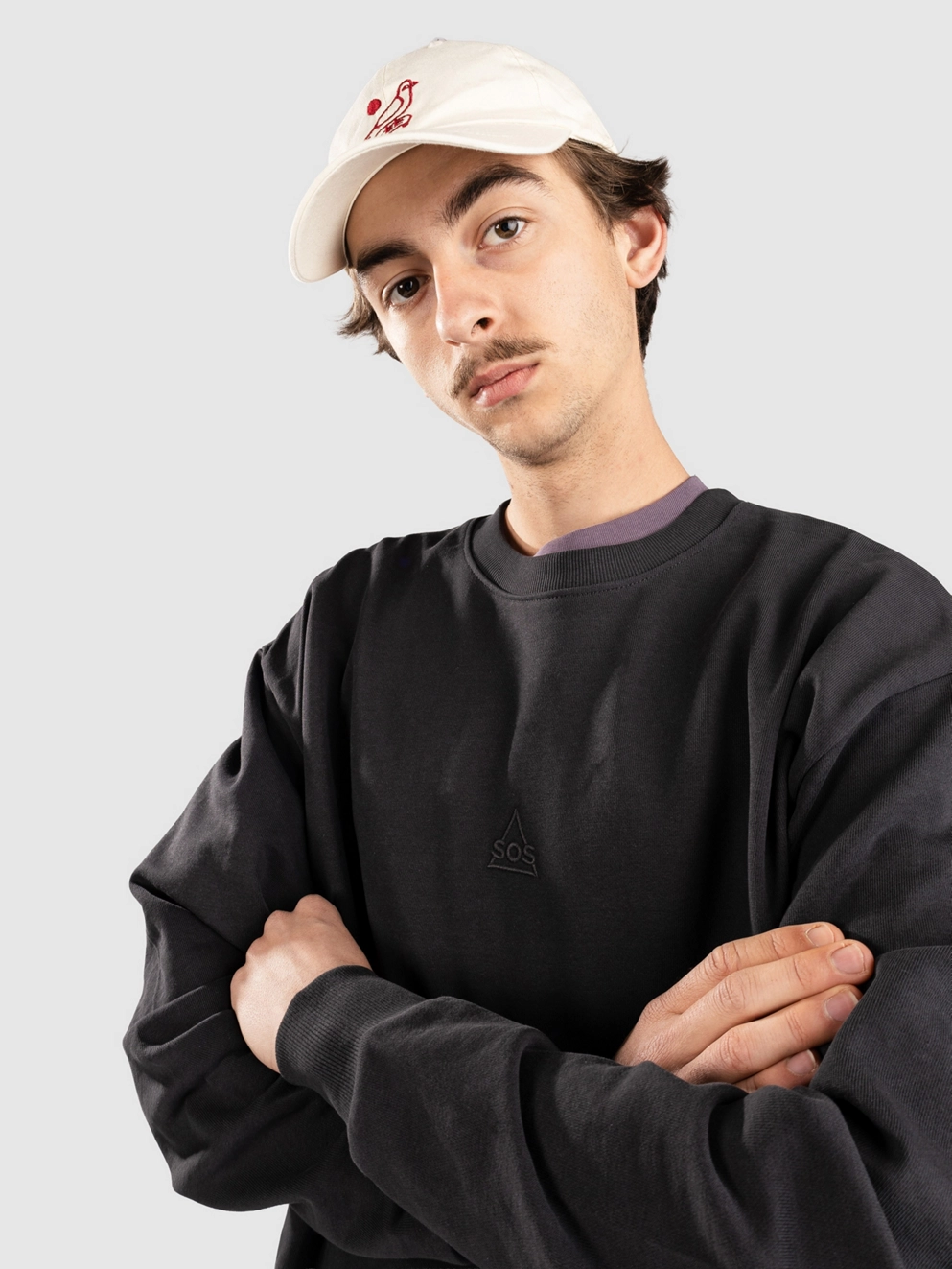 SOS Bovec Crew V1 Sweater blue graphite