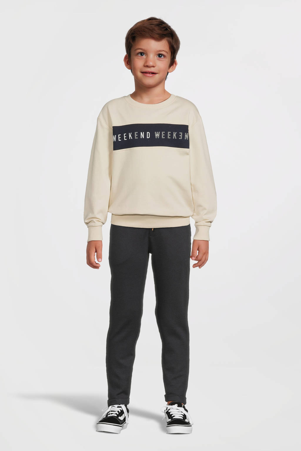 Koko Noko regular fit broek donkerblauw