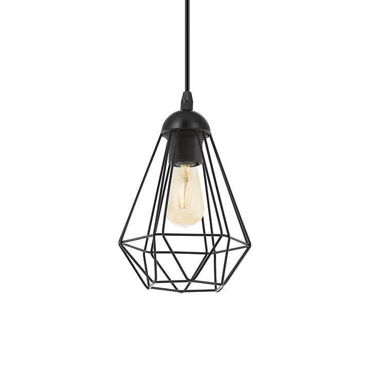 Suspension Smertrio GoodHome E27 noir mat 60W