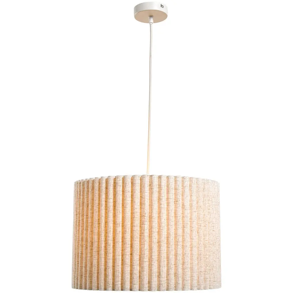 Hanglamp Rune naturel E27 - 120xØ40 cm