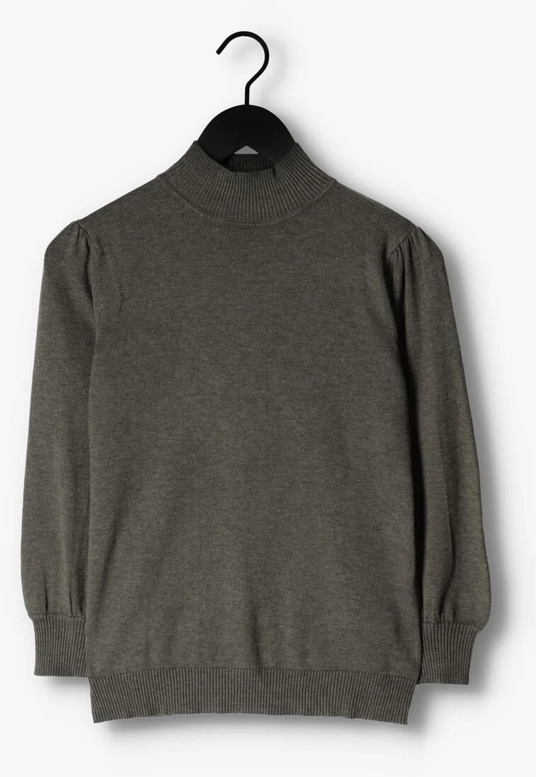 MINUS donkergroene minus trui mersin roll neck knit