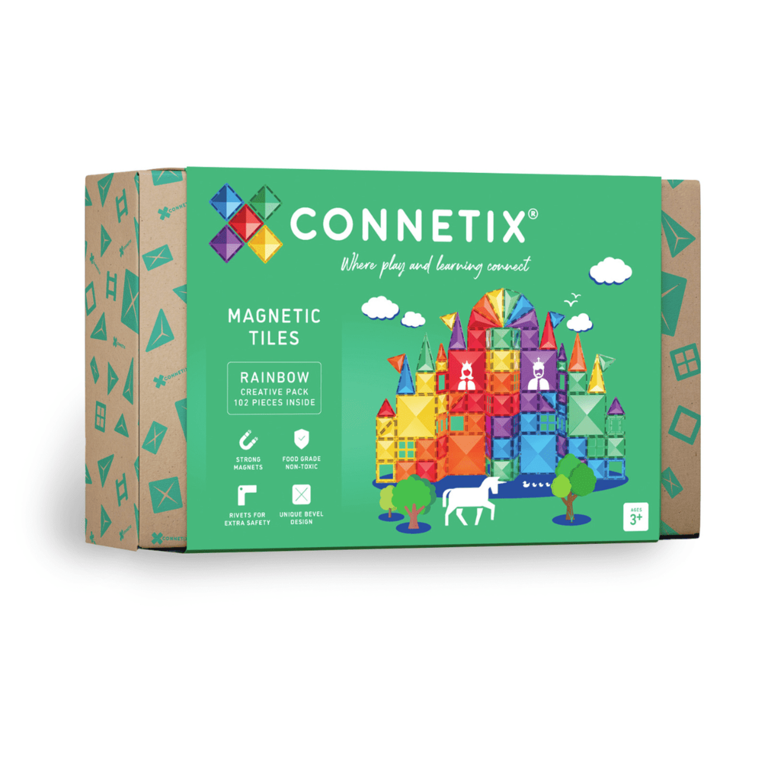 Connetix | Rainbow Creative Pack | 102 pc