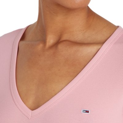 Tee-shirt à manches courtes femme Slim Essential TOMMY HILFIGER