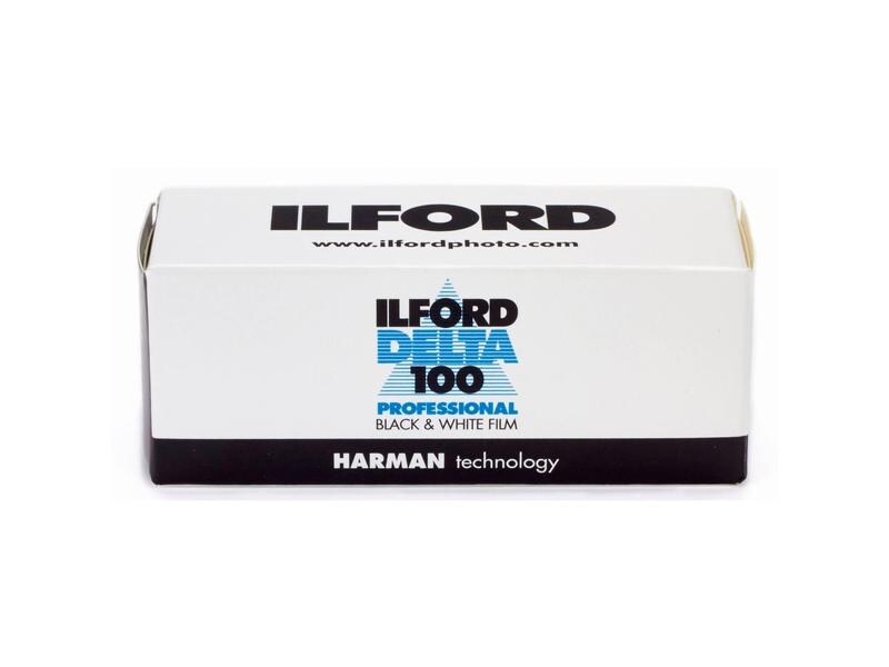 Ilford Analogfilm Delta 100 120 Mittelempfindlicher, panchromatischer Schwarzweissfilm
