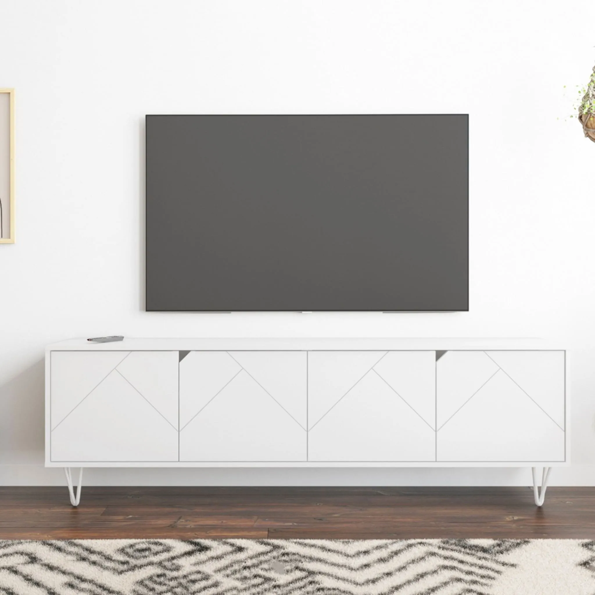 Nexera Meuble Audio-Vidéo Slim - Blanc