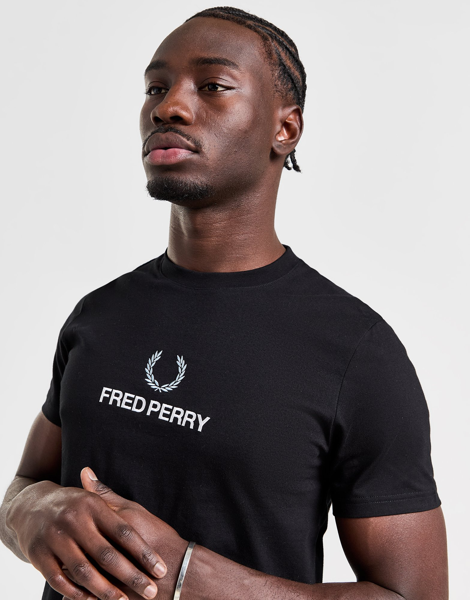 Fred Perry T-Shirt Global Stack Logo Homme