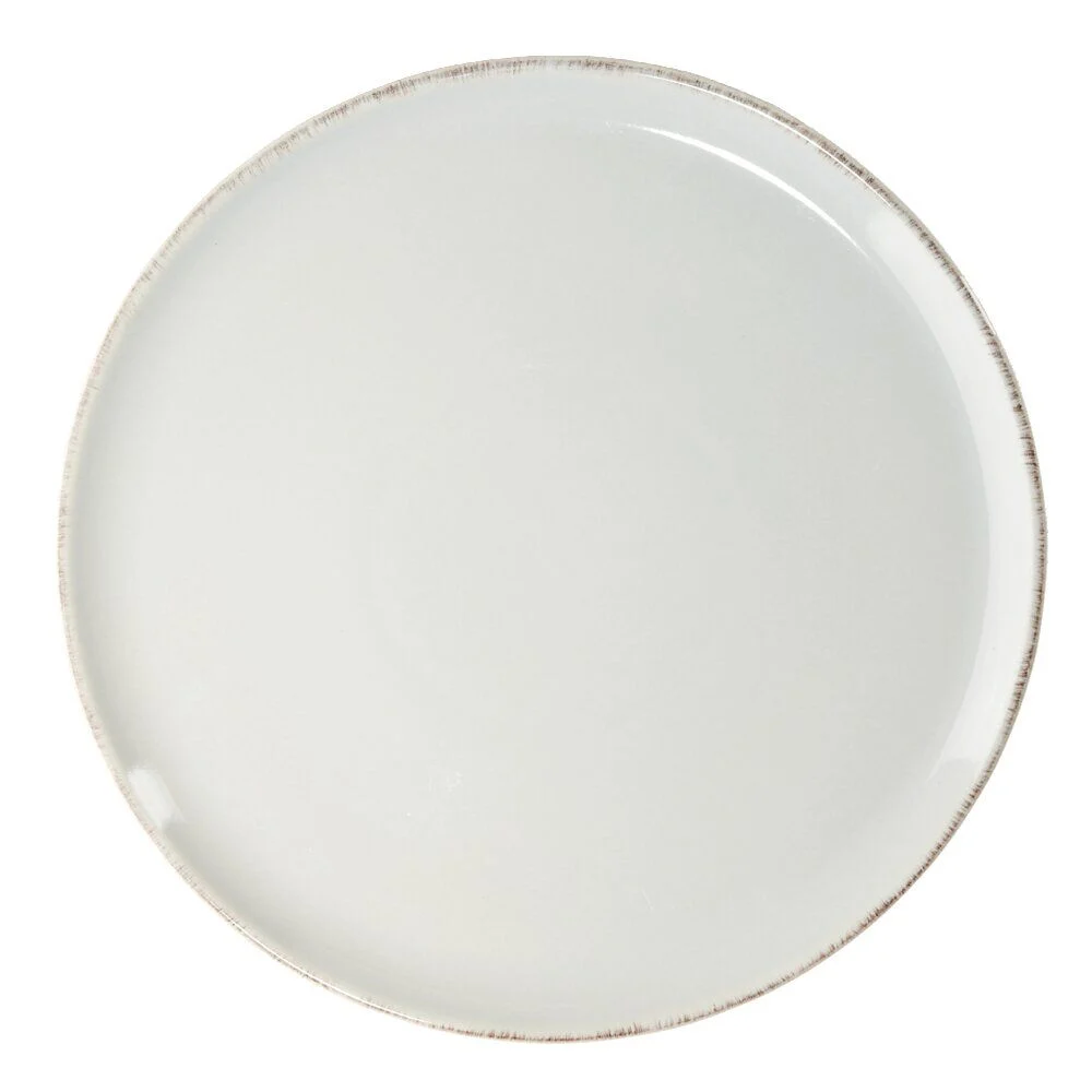 Assiette plate Lisbonne en grès gris Ø27cm