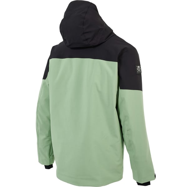 Veste de ski WATTS STORM JR SAGE / FLUO ORANGE