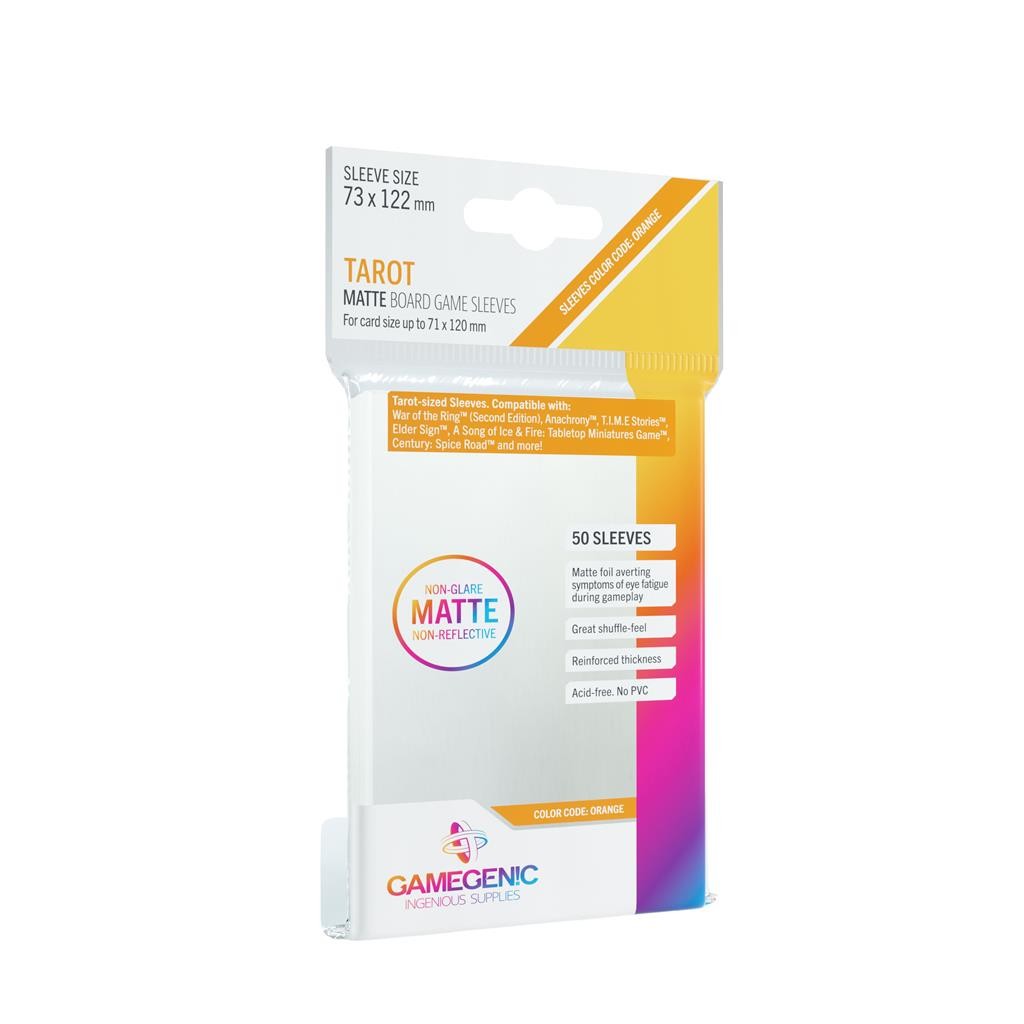 Gamegenic - 50 Matte Sleeves Tarot - 73x122