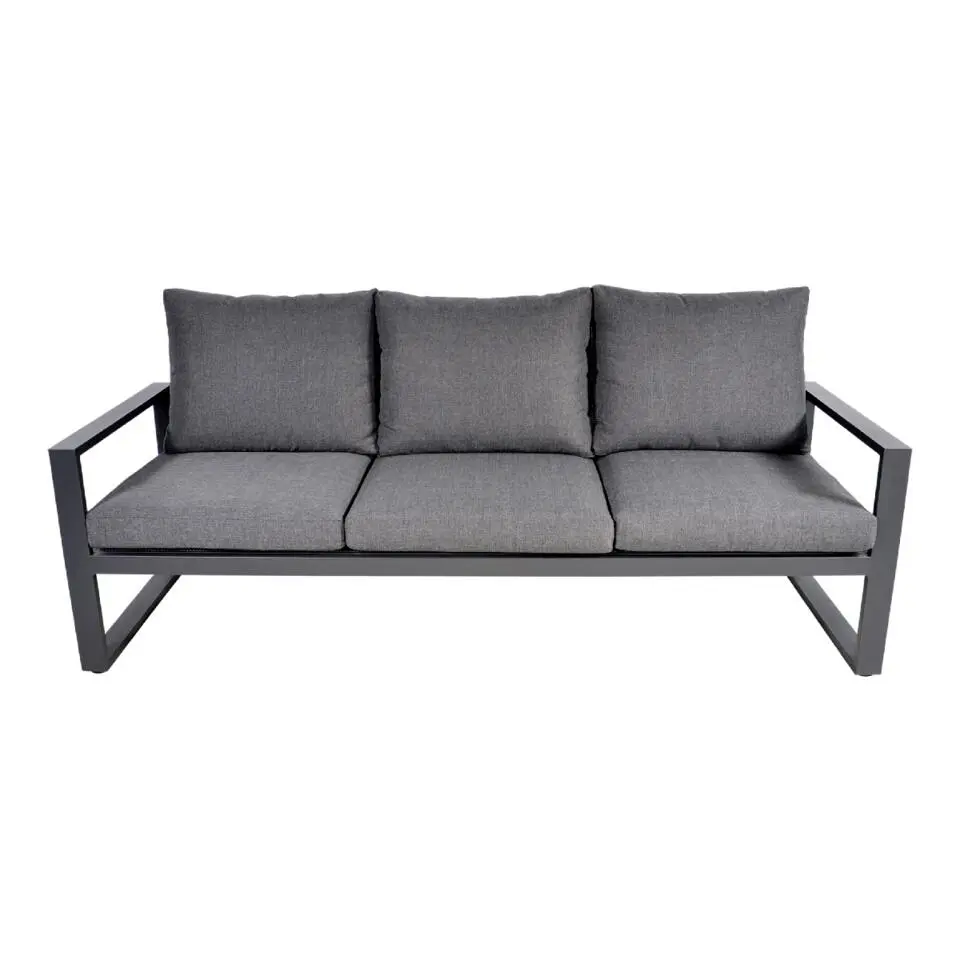 Les - Loungebank Pina Colada nuance 209x80 cm - grijs
