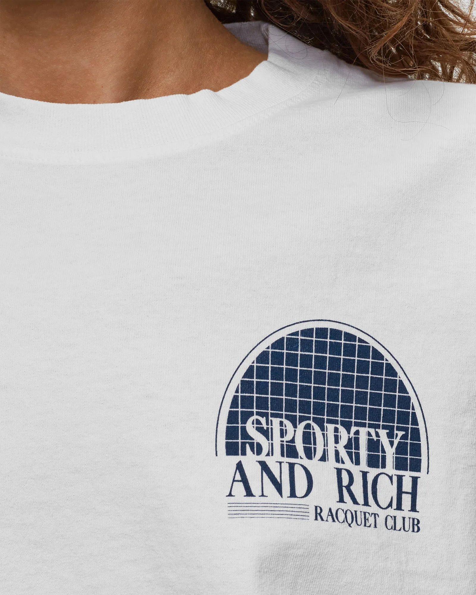 Sporty & Rich Racquet Club T Shirt