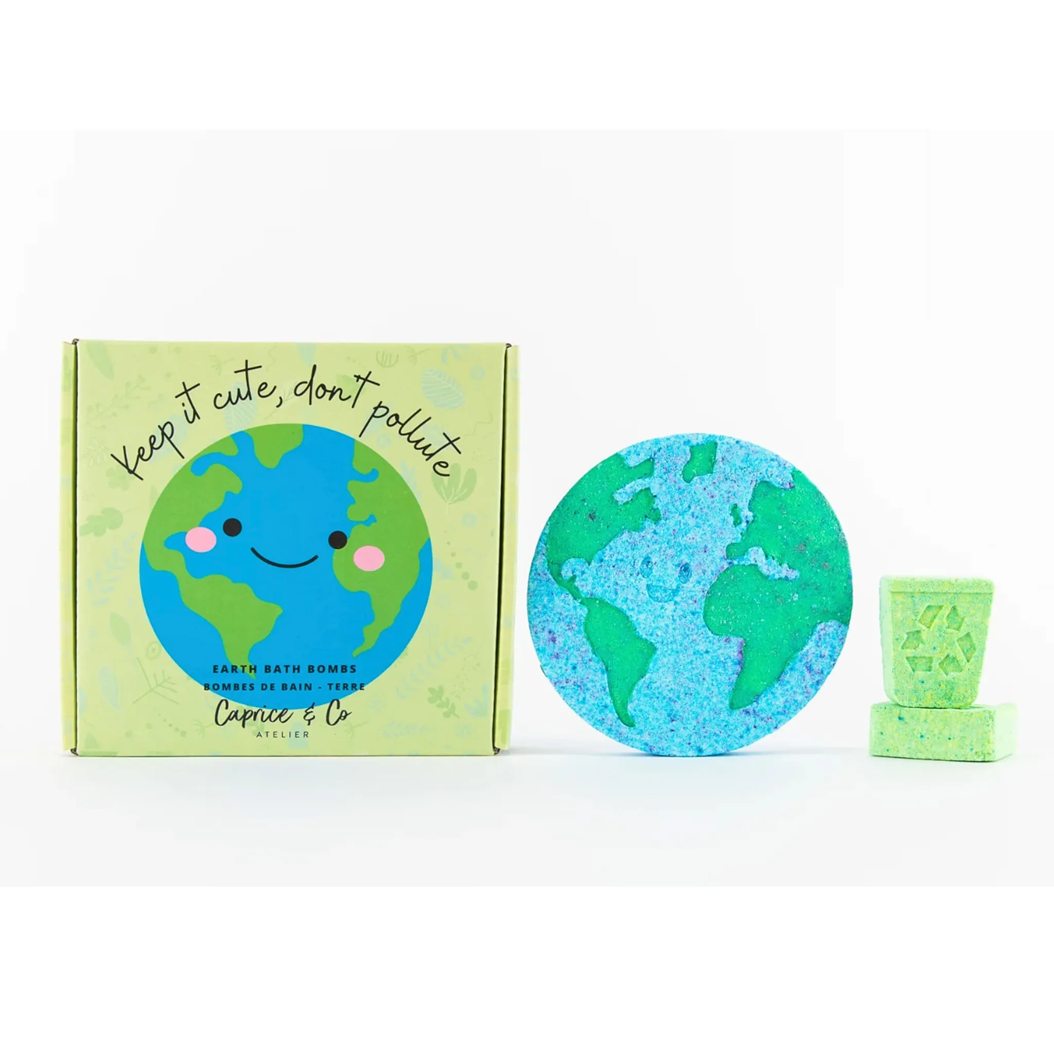 Caprice & Co Ensemble de Bombes de Bain - Keep it Cute, Don't Pollute!