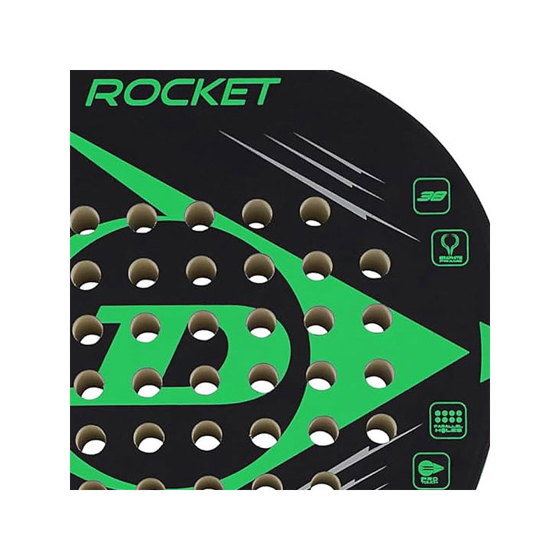 Dunlop Rocket - Raquette de Padel confortable et polyvalente
