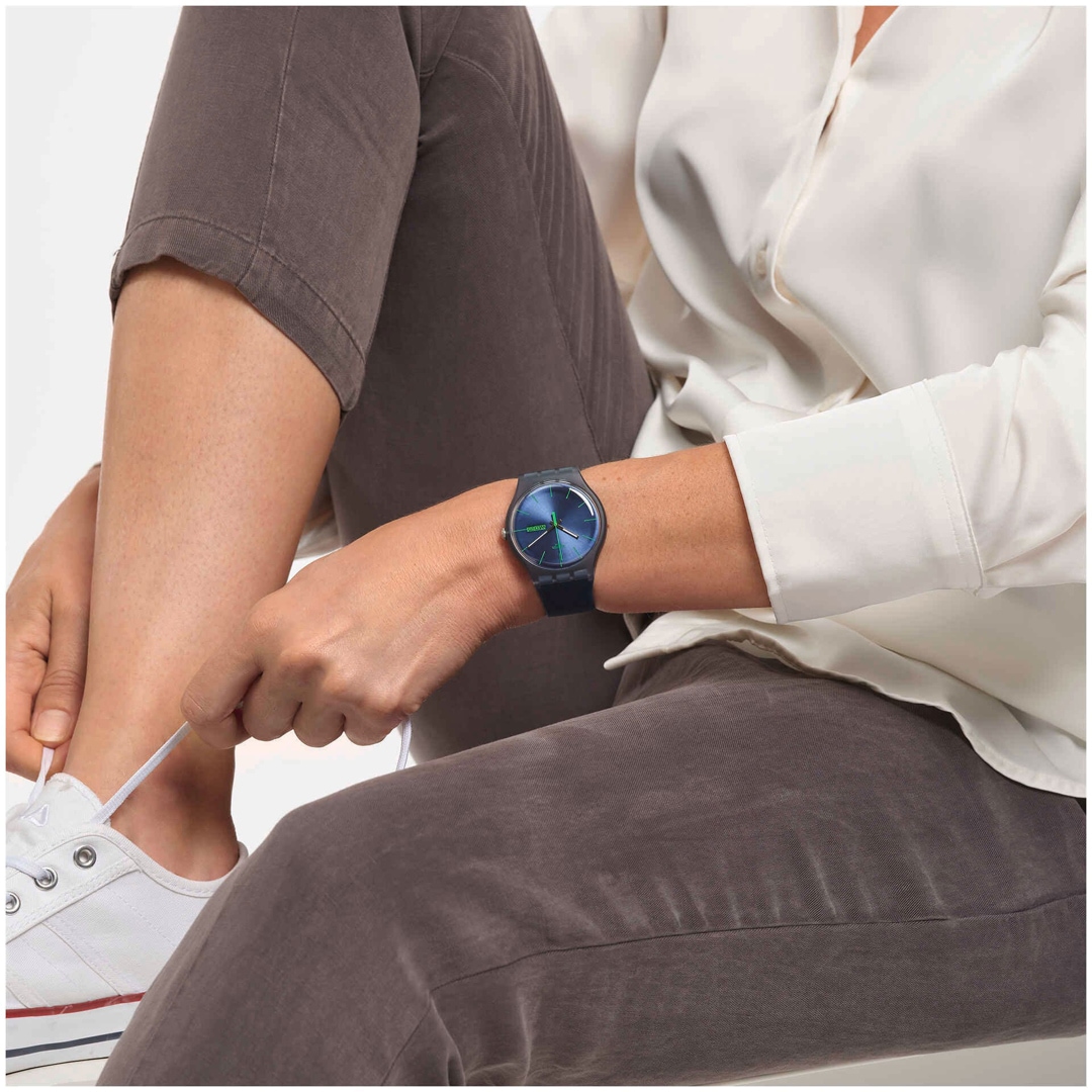 Swatch Original 41 Blue Rebel Day Date