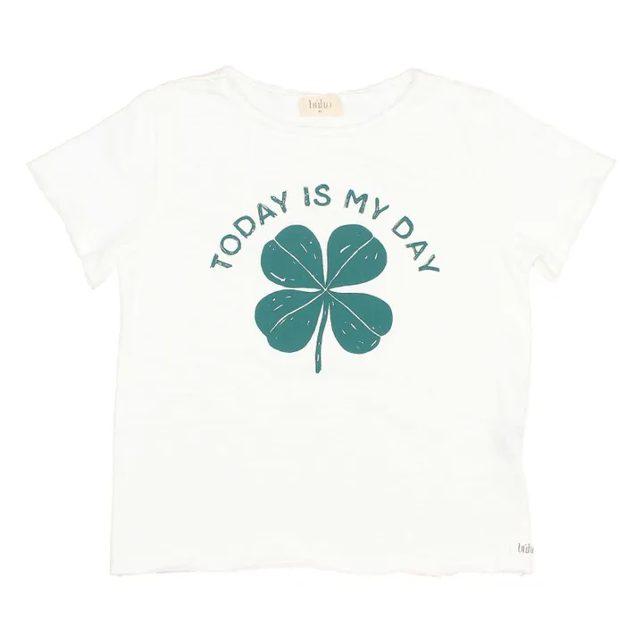 Búho T-shirt Today Coton Flammé | Blanc