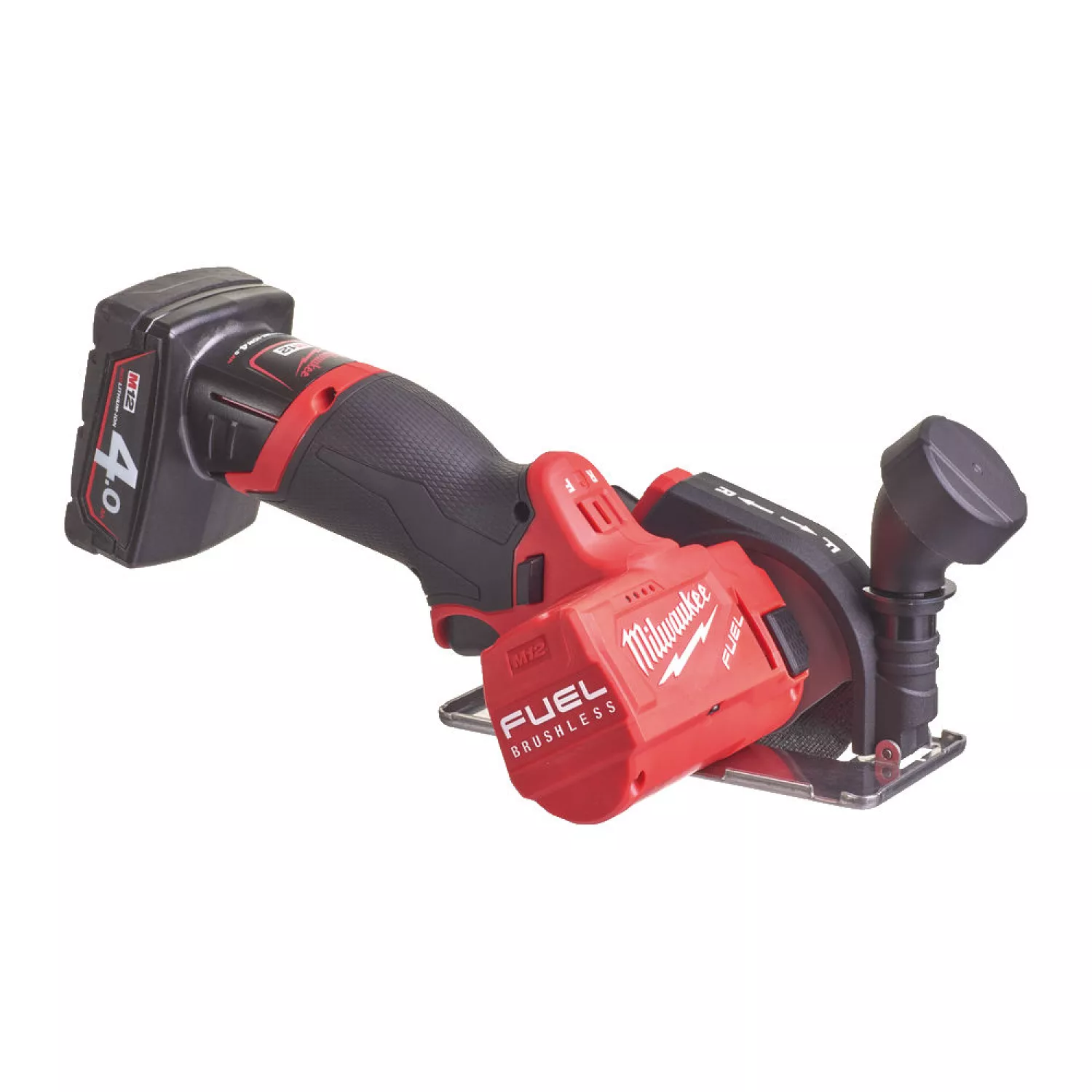 Milwaukee M12 FCOT-422X 12V Li-Ion accu Haakse slijper set in HD Box (1x 4,0 & 2 Ah accu) - Koolborstelloos - 10 x 76mm