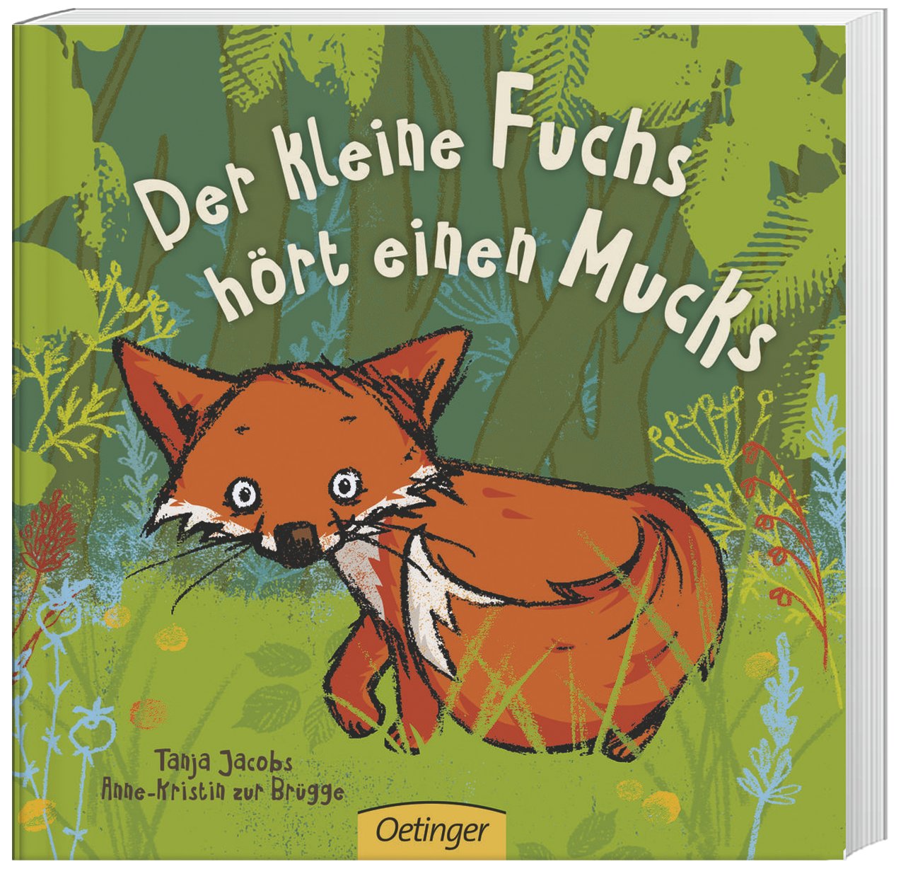 Der kleine Fuchs hört einen Mucks
