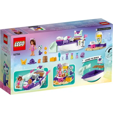 LEGO® Gabby's Dollhouse 10786 Meerkätzchens Schiff und Spa