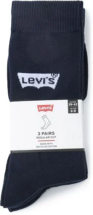 Levi's 3-Pack Sportswear Sokken Navy 701224674-004-004 kopen
