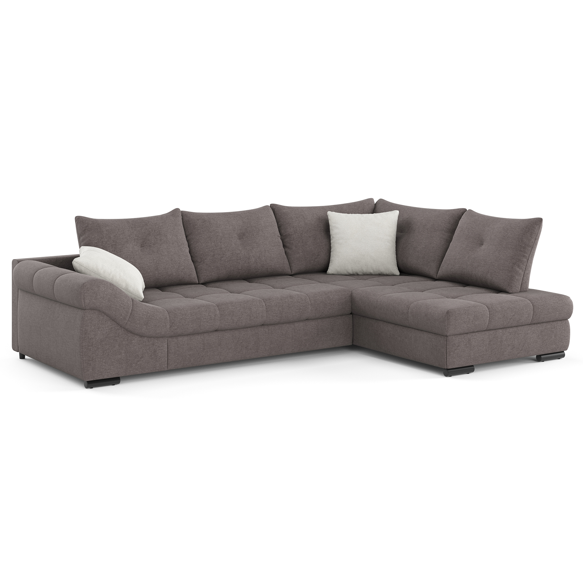 Ecksofa - stone - Liegefunktion