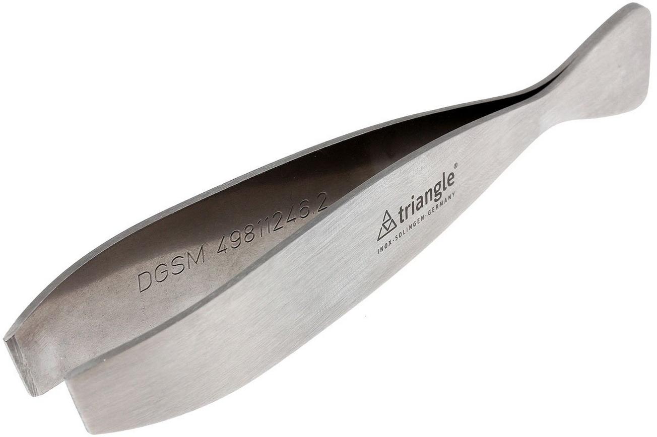 Triangle visgraatpincet schuin 13cm,  50.485.13.02