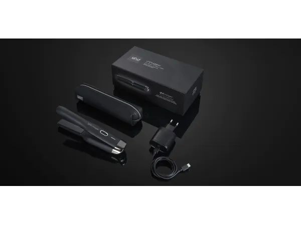GHD Keramisk Glattejern Ghd Unplugged Sort