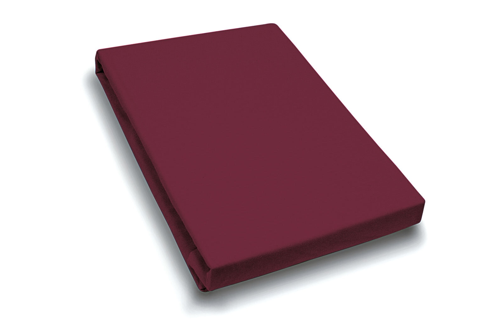 Vario Spannbetttuch Stretch Elasthan-Feinjersey 180-200 x 200-220 cm bordeaux
