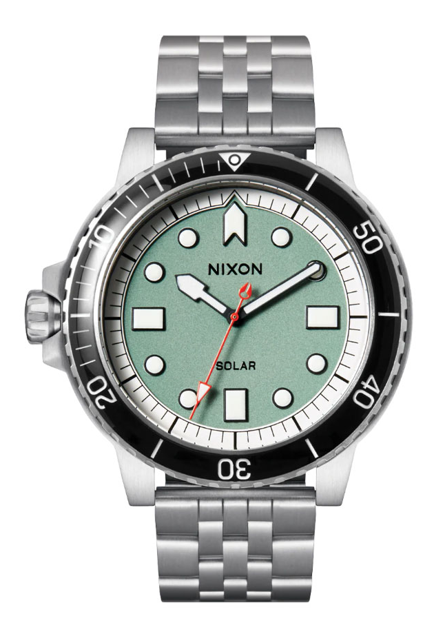 Nixon Stinger Silver / Jade / White A1402-5235