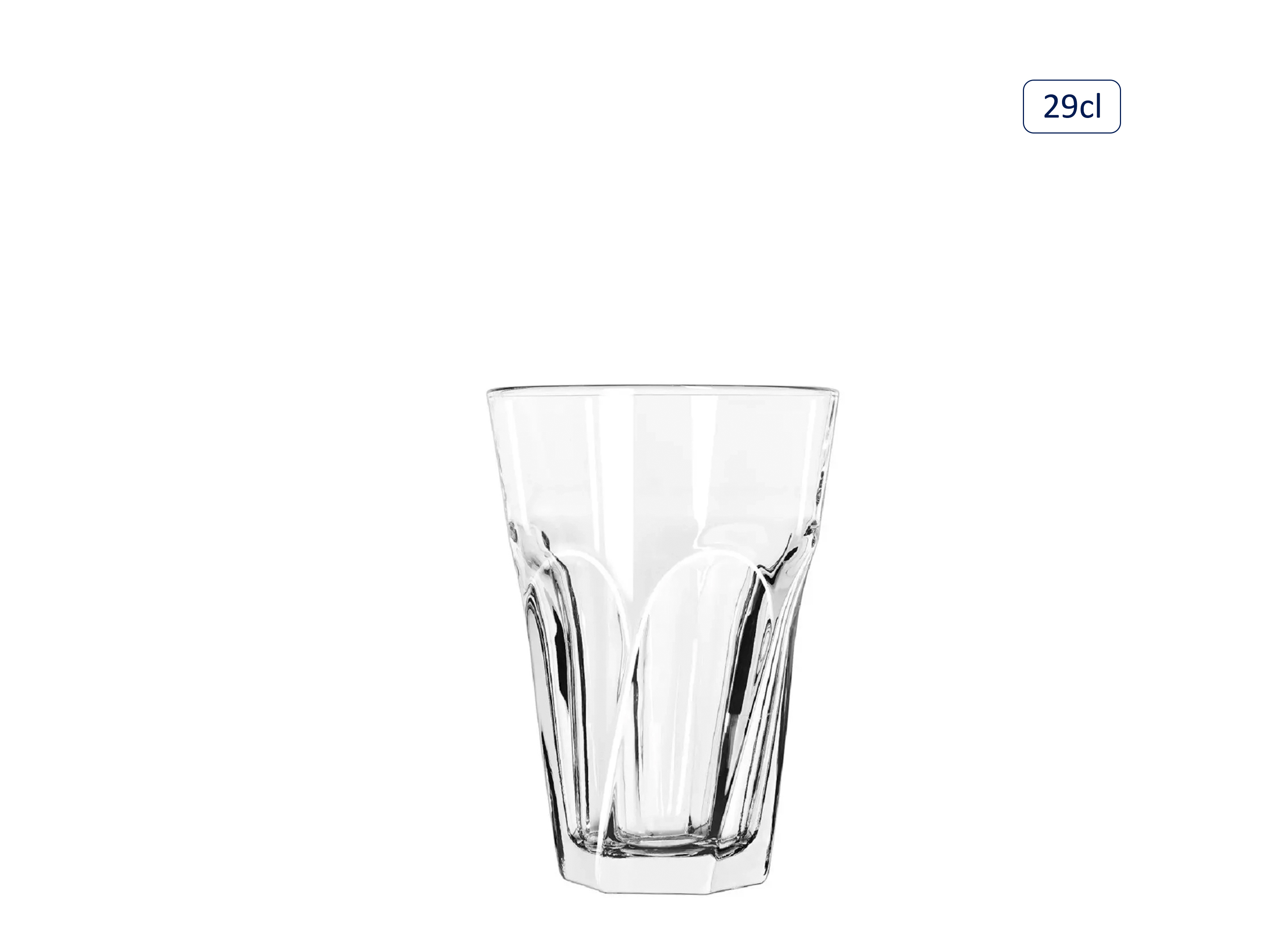 COPO GIBRALTAR VIDRO 29CL
