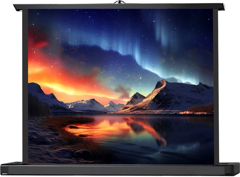 Celexon - Professional Mini Screen - Projectiescherm - Zwart - Zichtbaar Oppervlak 89 x 50 cm