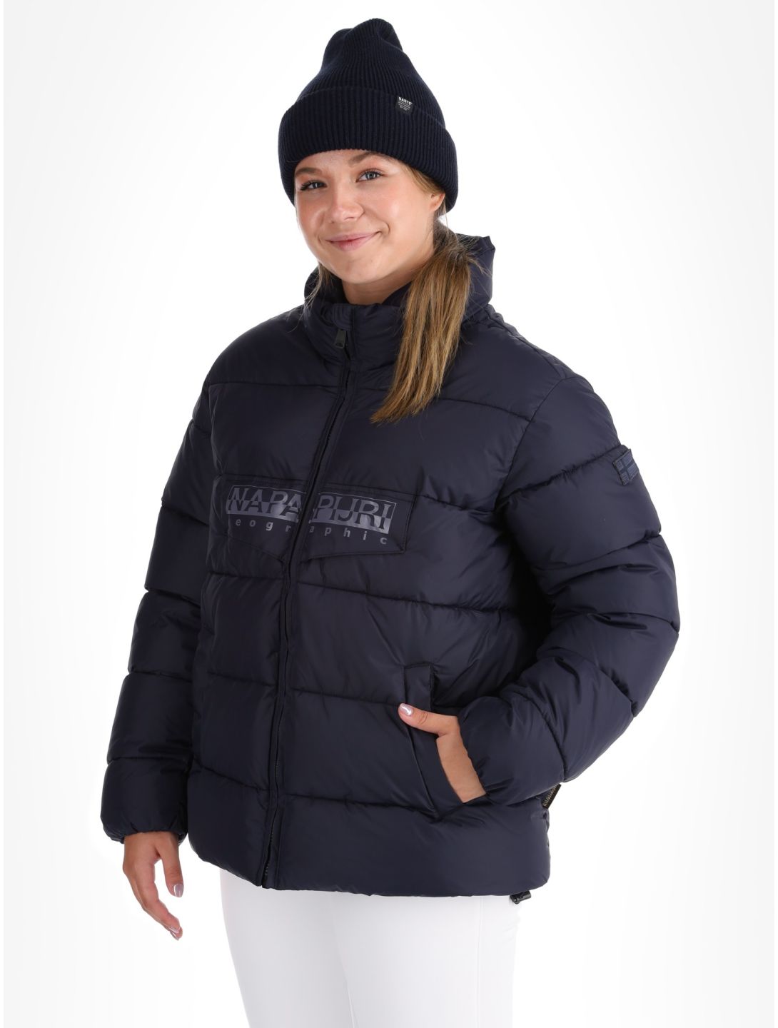 Puffer open W ski-jas dames