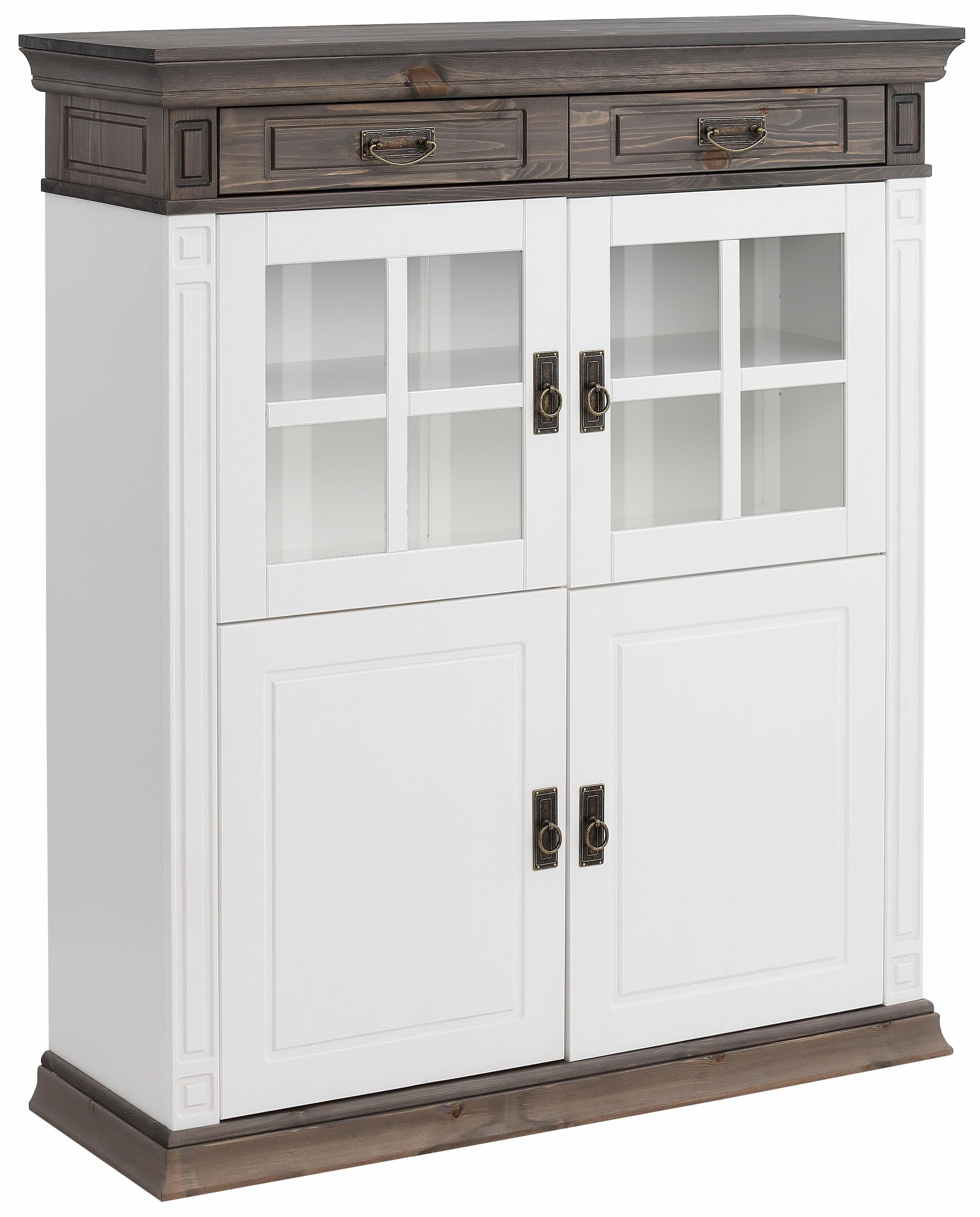 Home affaire Highboard »Vinales« Vitrine, Breite 112 cm