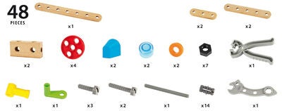 BRIO 34586 Byggesett For Nybegynnere