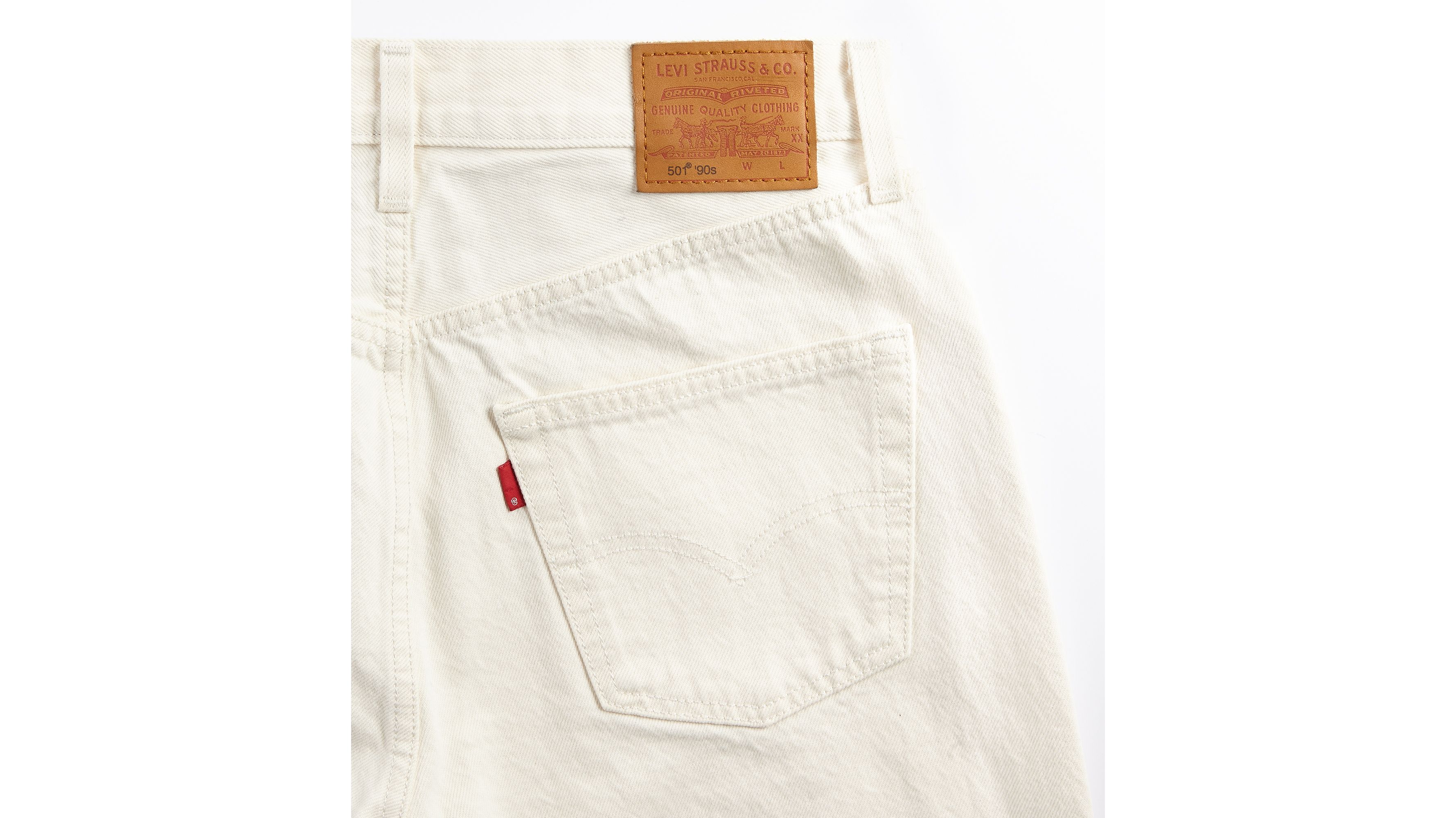 Jean 501® ’90 - Ecru Booper No Damage - Blanc