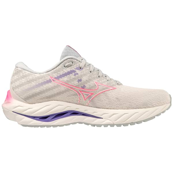 Chaussure running MIZUNO WAVE INSPIRE 19 W SNOW WHITE/HIGH/VIS PINK/P.PUNCH
