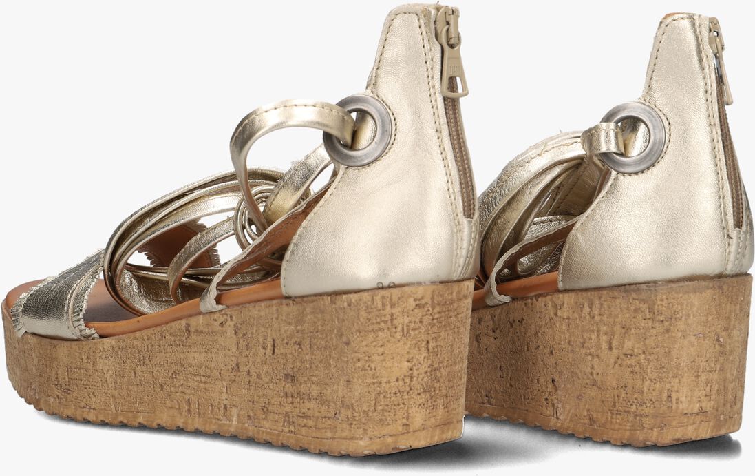 gouden ayana sandalen met hak 722007