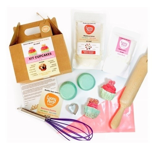 Kit para fazer cupcakes para cães Loonypets