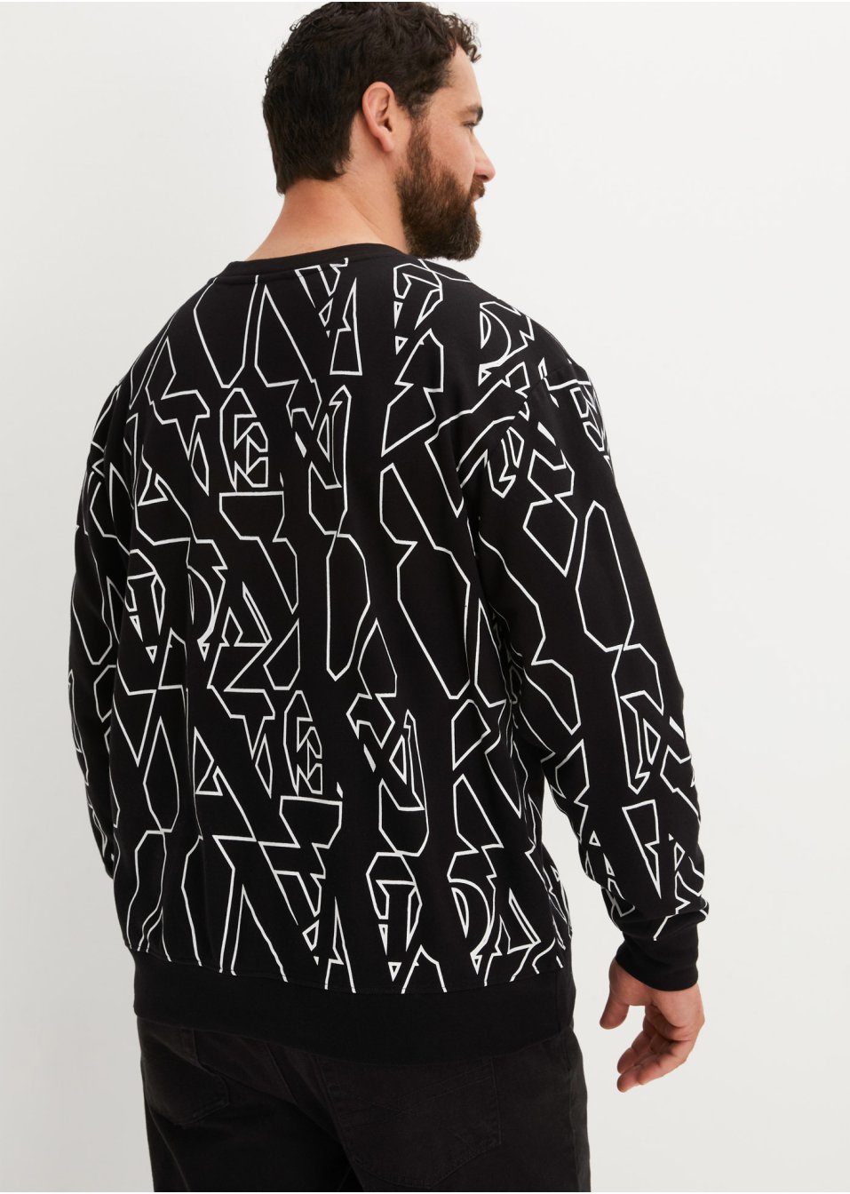 Sweat en coton bio, coupe loose